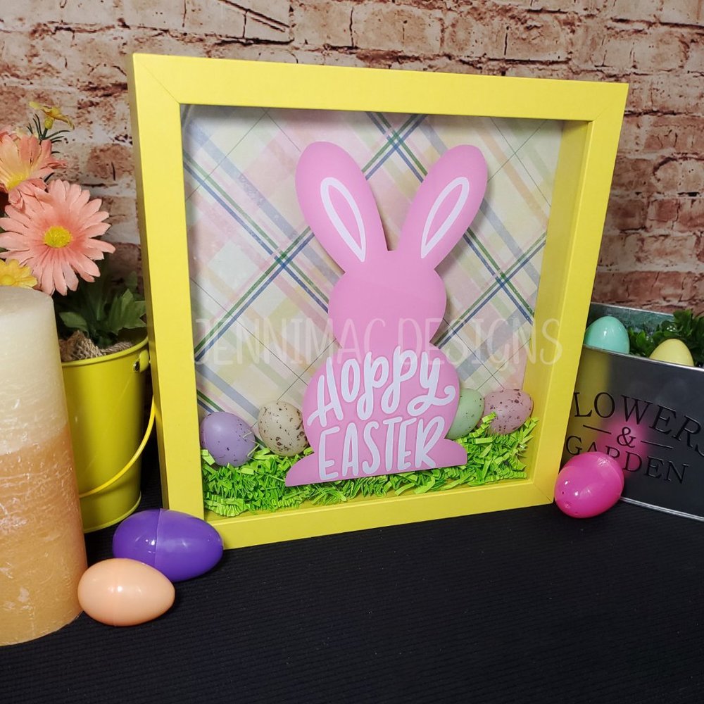 Hoppy Easter Shadow Box - Picture 3 of 4